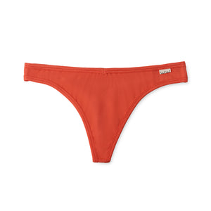 Coral Cotton Thong